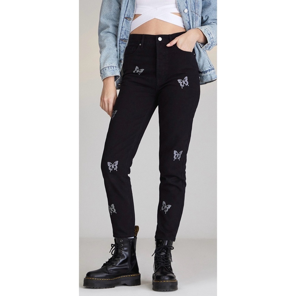 PacSun Butterfly Ultra High Waisted Slim Fit Jeans